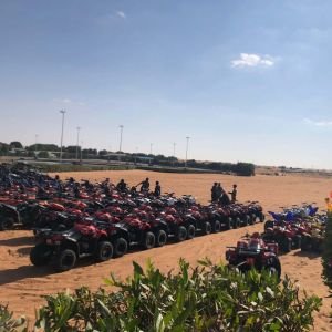 quad bike and desert safari