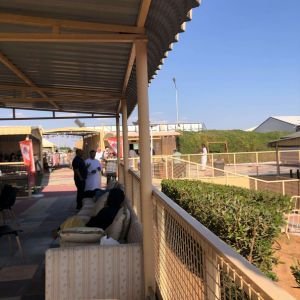 desert safari waiting area